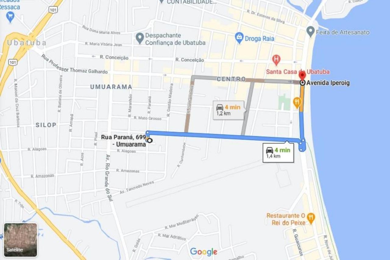 Luxo Em Ubatuba C/ Vista Montanha E Mar No Centro Apartment Ngoại thất bức ảnh